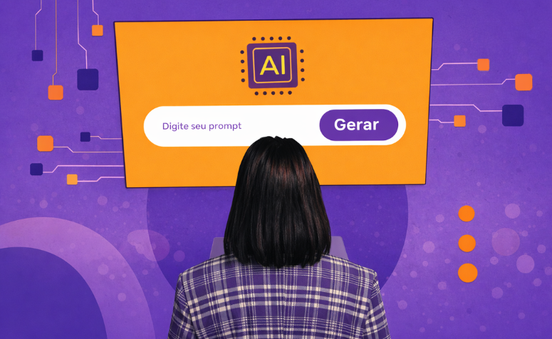 Imagem representativa da transformação digital com foco em SEO e IA