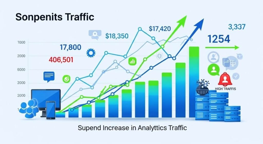 Aumento repentino de tráfego no site e suas implicações para SEO