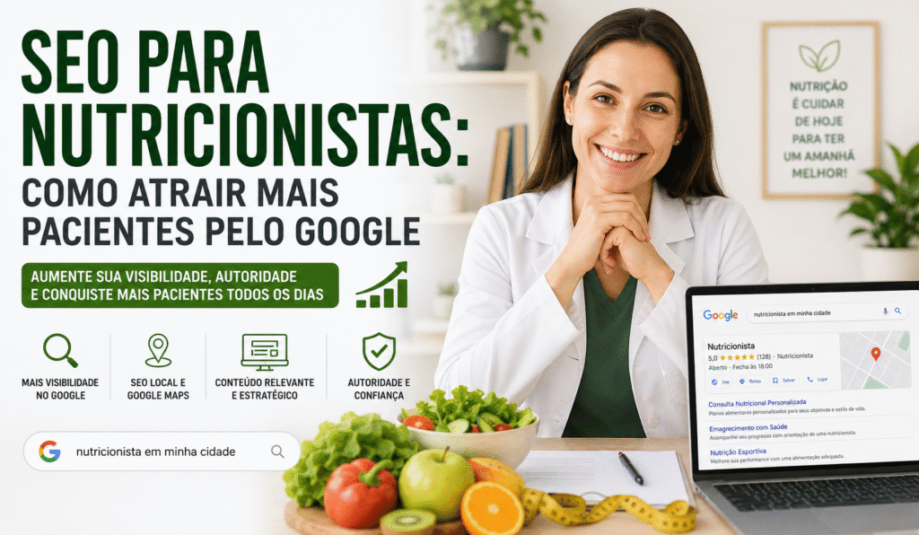 SEO para médicos com estratégias para aumentar a visibilidade no Google e atrair mais pacientes para clínicas e consultórios.